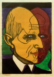 コップ博士フレデリックバウアー 作： Ernst Ludwig Kirchner