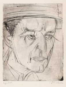 博士グリセバッハ。 1920年 作： Ernst Ludwig Kirchner