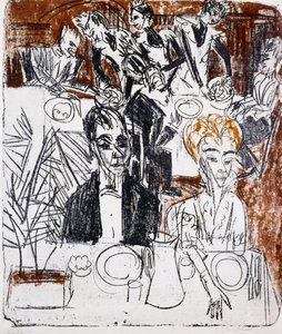 レイドテーブル 作： Ernst Ludwig Kirchner