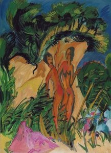 フェーマルンの女の子。 1913 作： Ernst Ludwig Kirchner
