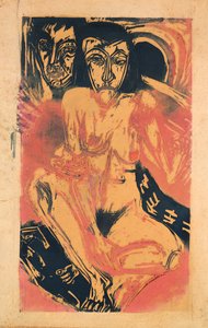 憂鬱な少女 作： Ernst Ludwig Kirchner