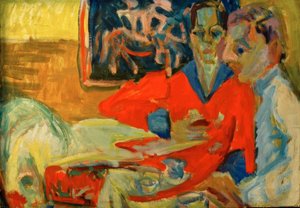 モーゲンカフェ 作： Ernst Ludwig Kirchner