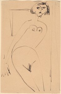 ヌード 作： Ernst Ludwig Kirchner