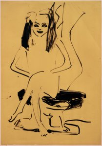 無題（マルセラ座） 作： Ernst Ludwig Kirchner