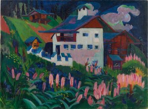 私たちの家、1918-1922。 作： Ernst Ludwig Kirchner