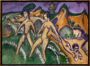 海の上エルンスト・ルートヴィヒ・キルヒナー（1880-1938）の絵画、油彩・キャンバス