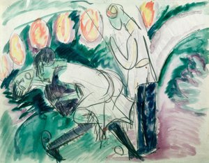パントマイムIII 作： Ernst Ludwig Kirchner