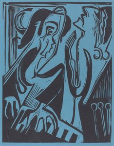 ピアニストと歌手 作： Ernst Ludwig Kirchner