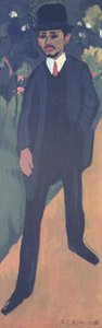 エーリッヒ・ヘッケルの肖像（1883-1970）1911
