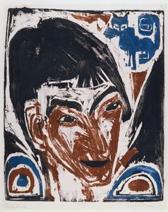 オットーミュラーの肖像 作： Ernst Ludwig Kirchner