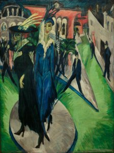 ポツダム広場 作： Ernst Ludwig Kirchner