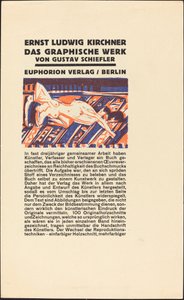 猫と横たわる裸体 (Ernst Ludwig Kirchner のイラスト: Das Graphisches Werk) 作： Ernst Ludwig Kirchner