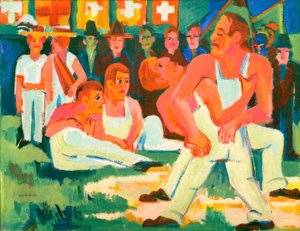 リンガー 作： Ernst Ludwig Kirchner