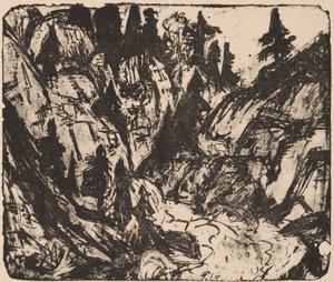 ロッキー ストリーム 作： Ernst Ludwig Kirchner