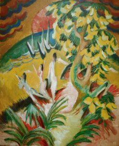 ラウンドベイ 作： Ernst Ludwig Kirchner