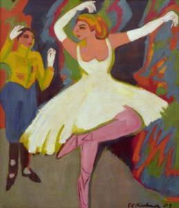 ロシアのダンスカップル 作： Ernst Ludwig Kirchner