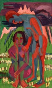 黒い春 作： Ernst Ludwig Kirchner
