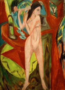 来る行為 作： Ernst Ludwig Kirchner