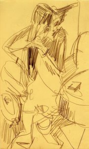 来る行為 作： Ernst Ludwig Kirchner