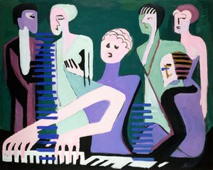 ピアノ歌手（ピアニスト） 作： Ernst Ludwig Kirchner