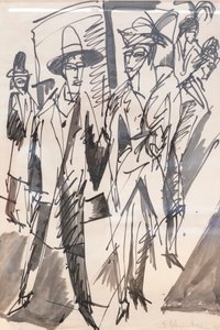 ロードスター 作： Ernst Ludwig Kirchner