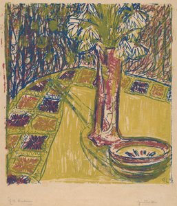 静物 作： Ernst Ludwig Kirchner
