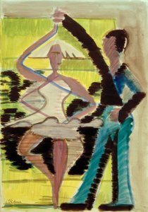 カップルのダンス 作： Ernst Ludwig Kirchner