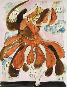 ダンサーパルッカ; Die Tanzerin Palucca、c。 1930-31 作： Ernst Ludwig Kirchner
