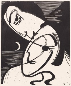 キス 作： Ernst Ludwig Kirchner