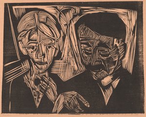 夫婦ミュラー 作： Ernst Ludwig Kirchner