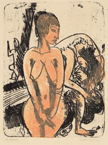 二人の女性 作： Ernst Ludwig Kirchner