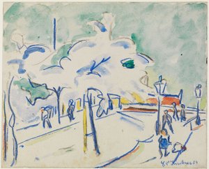  作： Ernst Ludwig Kirchner