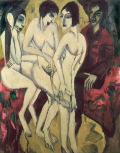 パリの審判 作： Ernst Ludwig Kirchner