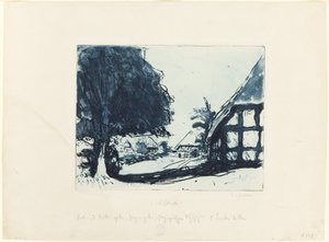 ヴィレッジ・ストリート 作： Ernst Ludwig Kirchner