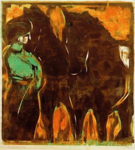 サーカス画像 作： Ernst Ludwig Kirchner