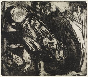  作： Ernst Ludwig Kirchner
