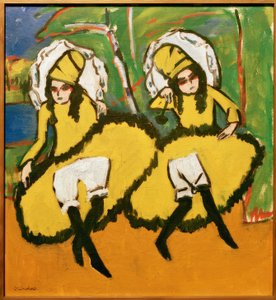 2人のダンサー 作： Ernst Ludwig Kirchner