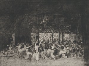 19世紀後半から20世紀初頭のロシア・バレエ団。 作： Ernst Oppler