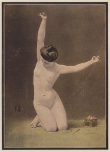 女と鳥（カラーリソ） 作： Ernst Philippe Zacharie