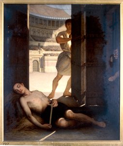 「キリスト教徒の殉教者」、1863 年 作： Ernst Slingeneyer