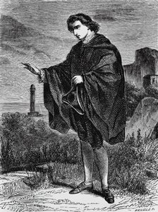 Entail のイラスト、Ernst Theodor Amadeus Hoffmann (1776-1822) による中編小説、彫刻