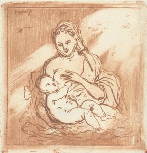 マリアはキリストに母乳を与える 作： Ernst Willem Jan Bagelaar