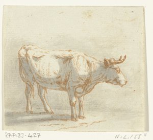 雄牛の立っている、右に 作： Ernst Willem Jan Bagelaar