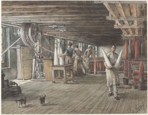Vom Rath 社の製糖工場の内部 作： Ernst Witkamp