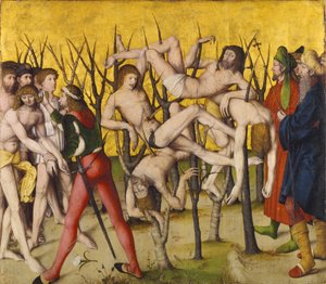 10,000騎士の殉教 作： Erster Zürcher Nelkenmeister