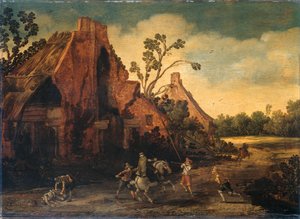 強盗 作： Esaias Velde van de