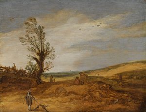 砂丘の眺め 作： Esaias van de Velde