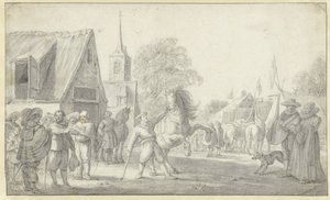 馬市場 作： Esaias van de Velde