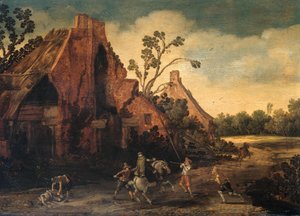 強盗 作： Esaias van de Velde