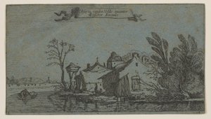 川沿いの農場 作： Esaias van den Velde I